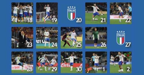 Vinci la maglia autografata degli Azzurri con il calendario dell'Avvento