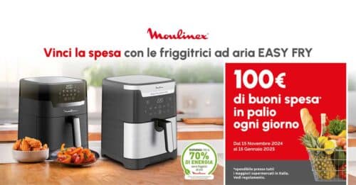 Vinci la spesa con Moulinex Friggitrici