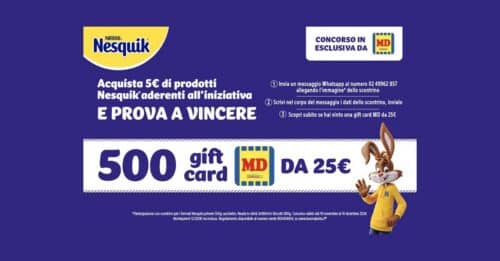 Vinci la spesa con Nesquik & MD 2024