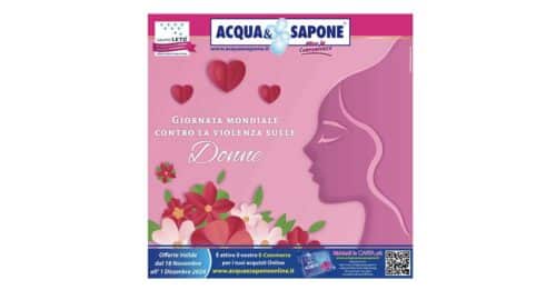 Volantino Acqua e Sapone dal 18 novembre al 1 dicembre