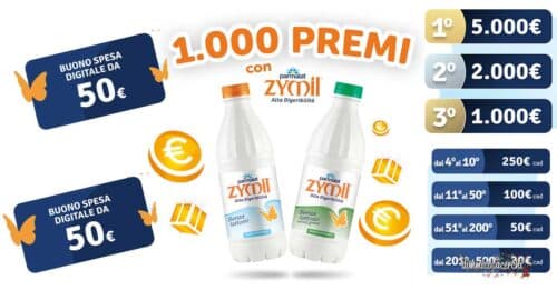 1000 premi con Zymil