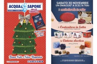 Volantino Acqua e Sapone dal 20 novembre al 31 dicembre