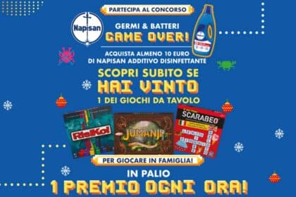 Concorso Napisan "Germi e batteri Game Over"