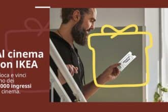 Vinci biglietti cinema con IKEA