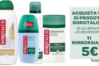 Cashback "Borotalco ti rimborsa"