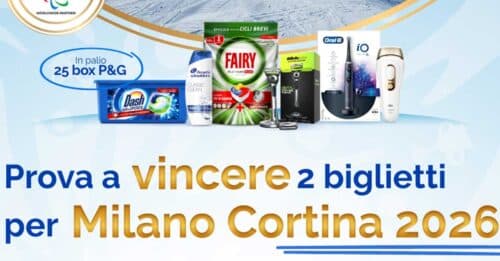 Concorso Vinci con P&G Per Te Milano Cortina