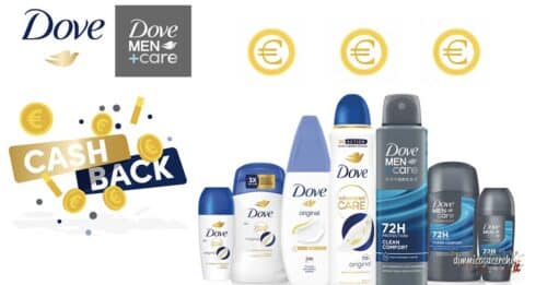 Cashback deodoranti Dove