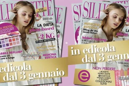 Silhouette Donna gennaio 2025 con palette e rossetti Essence