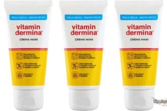 Vanity Fair con crema mani Vitamin Dermina