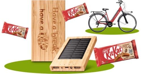 Concorso Kit-Kat: vinci powerbank e biciclette elettriche