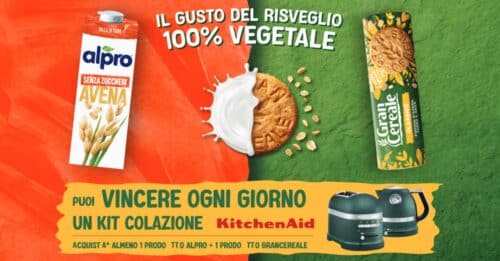 Concorso "Il gusto del risveglio 100% vegetale"