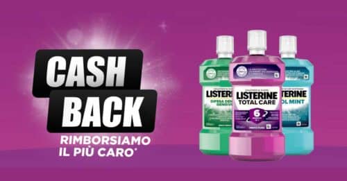 listerine cashback 2025