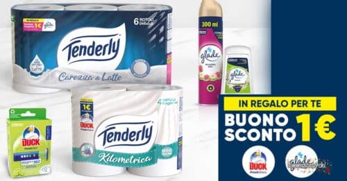 Buono sconto Tenderly e Duck Fresh Discs