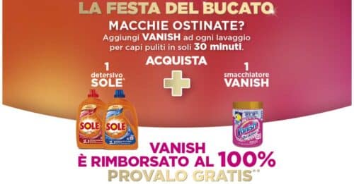 Cashback Festa del Bucato 2025