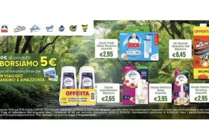 Cashback e Concorso "VIVI LA TUA CASA CON SC JOHNSON