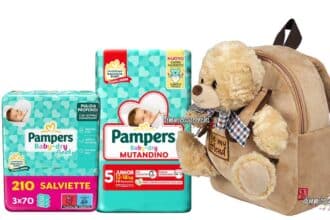 Con Pampers puoi vincere uno zainetto con peluche