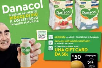 Vinci la spesa con Danacol e Fratelli Arena