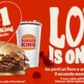 Burger King regala un menu per San Valentino