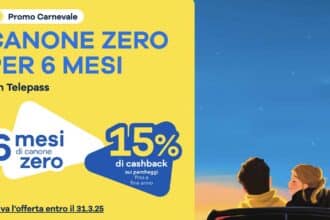 Telepass: canone 0 per 6 mesi!