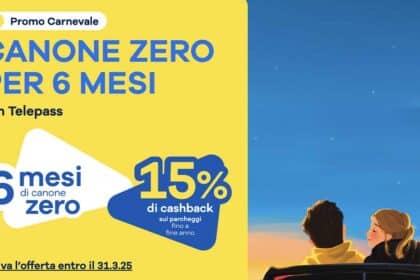 Telepass: canone 0 per 6 mesi!