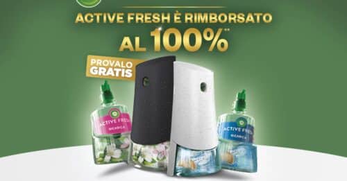 Air Wick ti rimborsa Active Fresh