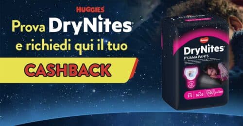 Cashback DryNites in Tigotà