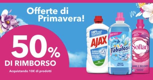 Cashback “Pulizie di primavera