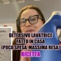 Detersivo lavatrice fatto in casa