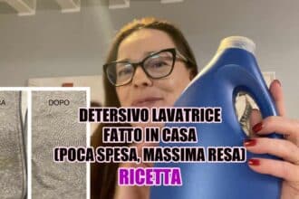 Detersivo lavatrice fatto in casa