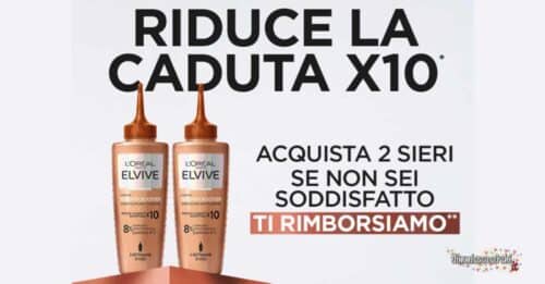 PROVA 2 ELVIVE GROWTH BOOSTER SIERI CUTE ANTI-CADUTA, SE NON SEI SODDISFATTO TI RIMBORSIAMO