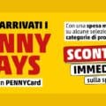 Penny Days: sconto spesa 3 euro