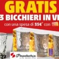 Penny Market: bicchieri vetro omaggio