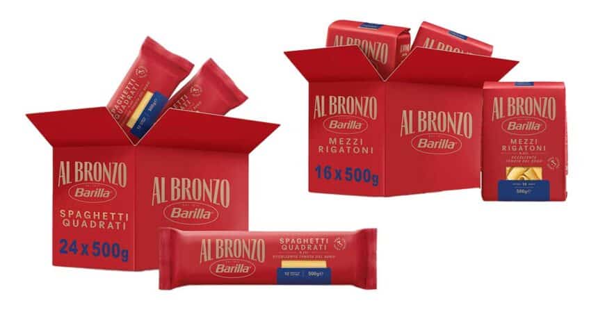 Scorta di pasta Barilla Al Bronzo a soli 0,79€ a pacco su Amazon