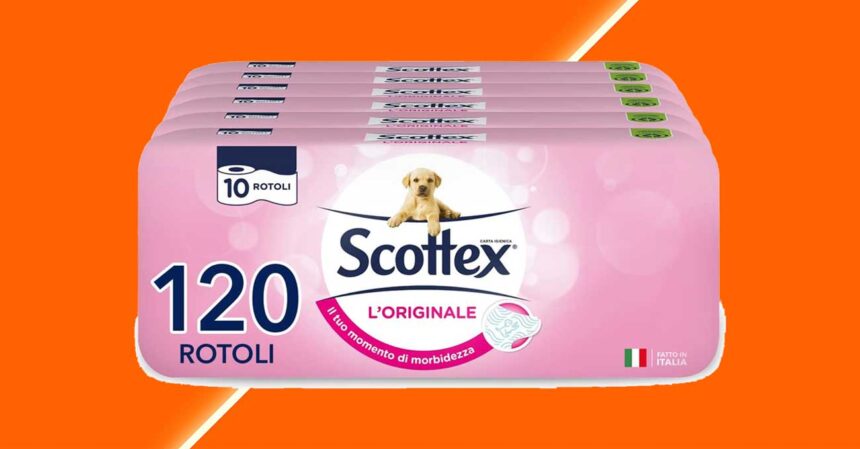 Scorta maxi di carta igienica Scottex