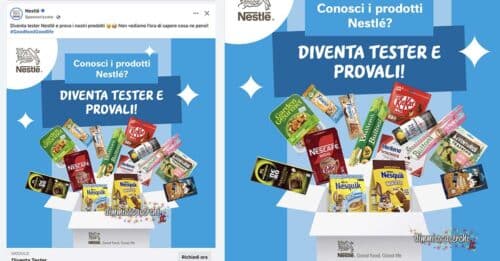 Testa gratuitamente le box Nestlé: ecco come candidarsi