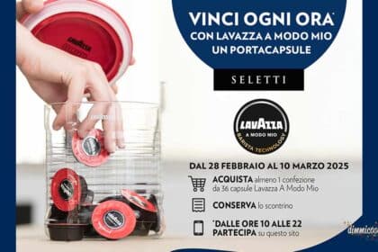 Vinci ogni ora un portacapsule Seletti con Lavazza