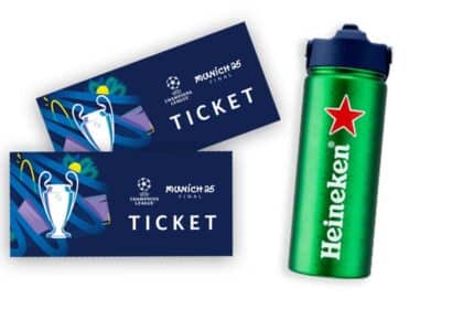 Concorso Heineken "Finale vincente": vinci borracce e UEFA Champions League