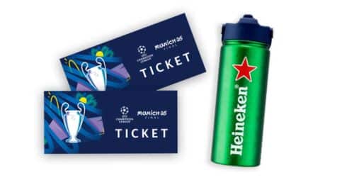 Concorso Heineken "Finale vincente": vinci borracce e UEFA Champions League