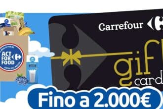 Concorso Carrefour Acchiappa i prodotti e vinci la spesa