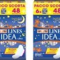 48 Assorbenti Lines Idea Ultra Notte con Ali a 2,11€ su Amazon