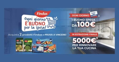 Concorso Findus "Ogni giorno è buono per la spesa!"